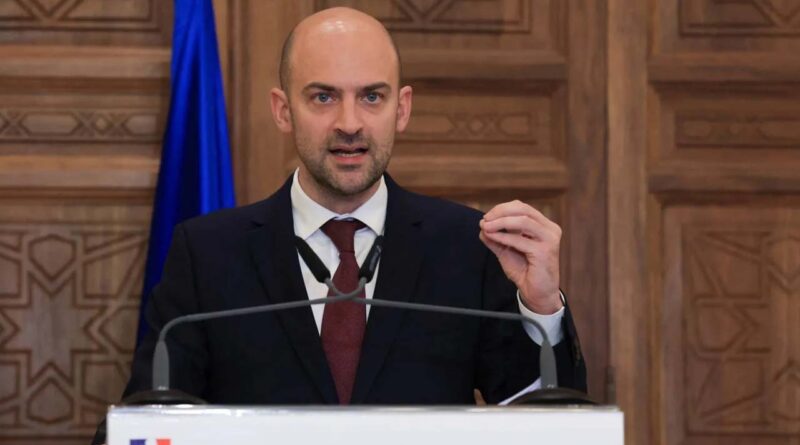 French Minister for Europe and Foreign Affairs Jean-Noel Barrot
