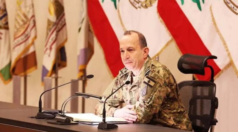 Lebanese army chief General Rodolphe Haykal