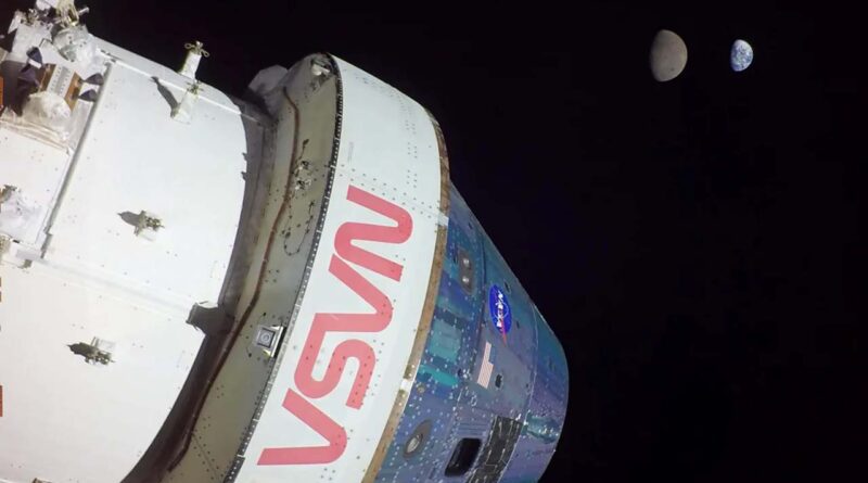 NASA spacecraft in space