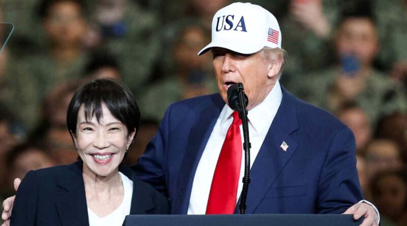 Trump endorses Japanese PM Takaichi