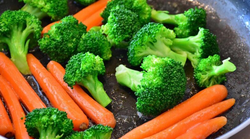 broccoli and carrots palce in order