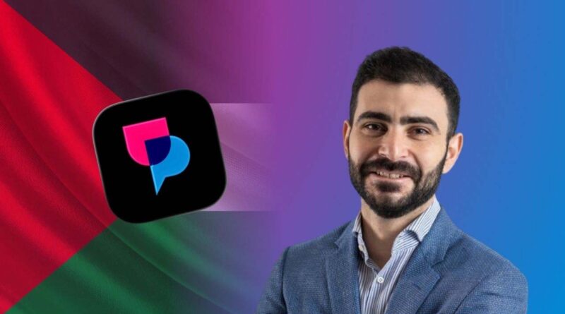 palestinian man create upscrolled