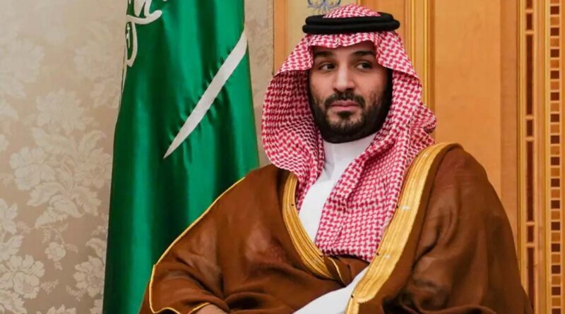 saudi crown prince muhammad bin salman sitting on a chair