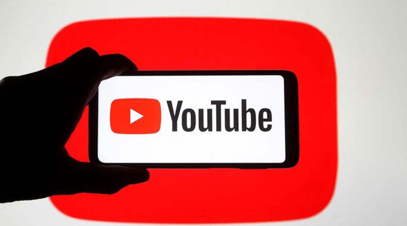 youtube logo in display
