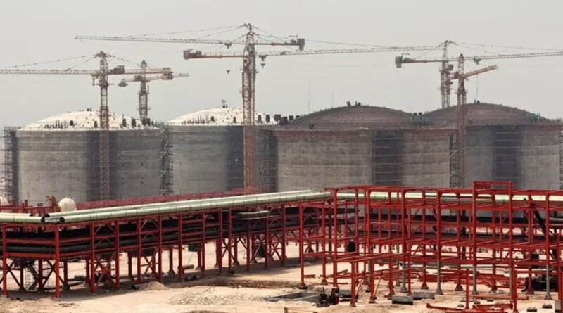 A general view of the gas field development section of South Pars Special Economic Energy Zone in Asalouyeh