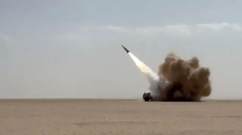 CENTCOM shows a missile being fired from an unknown location