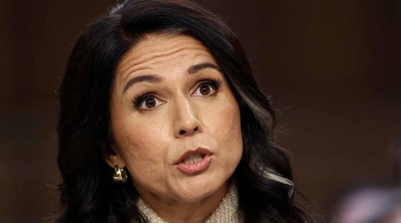 Director of National Intelligence (DNI) Tulsi Gabbard testifies before a Senate Intelligence Committee hearing on Capitol Hill