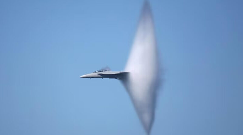 One problem with supersonic flight over land is the noise. A sonic boom is extremely loud