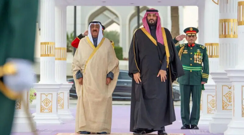 Saudi Crown Prince Mohammed bin Salman receives Kuwait’s Emir Sheikh Meshal al-Ahmad al-Sabah