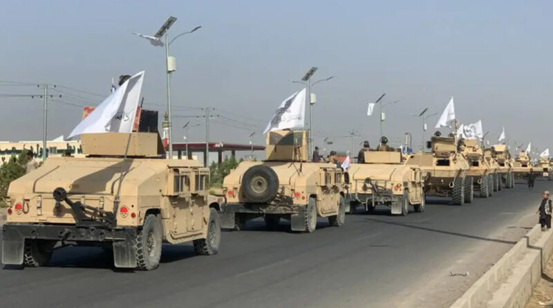 A military parade is being held as Members of Taliban led government