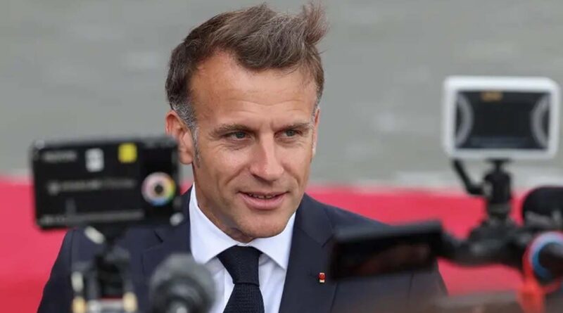 France's President Emmanuel Macron arrives for the European Political Community summit in Yerevan