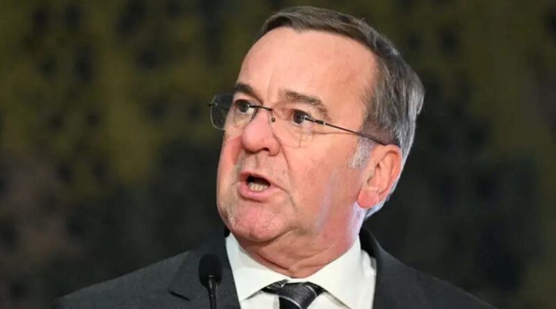 Germany's Defense Minister Boris Pistorius