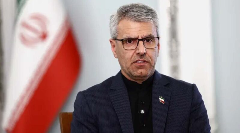 Iran’s Foreign Ministry spokesman Esmaeil Baghaei speaks during an interview, amid the US-Israeli conflict with Iran, in Tehran, Iran, April 5, 2026