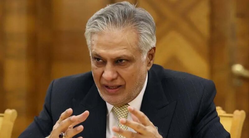 Pakistan's Foreign Minister Ishaq Dar
