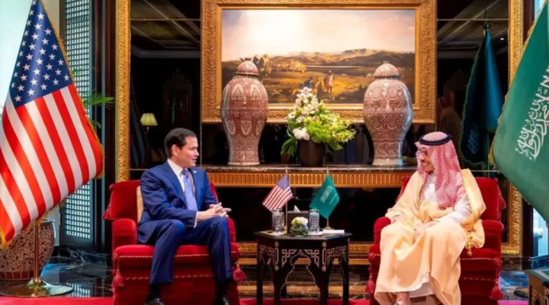 Saudi Foreign Minister and US Secretary of State Marco Rubio