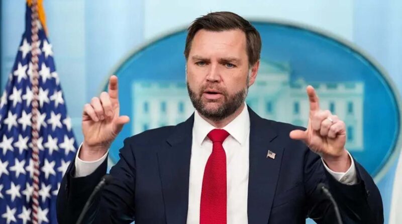 Vice President JD Vance speaks to reporters at the White House, June 18, 2026